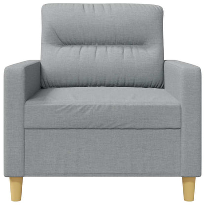 Sofasessel Hellgrau 60 cm Stoff