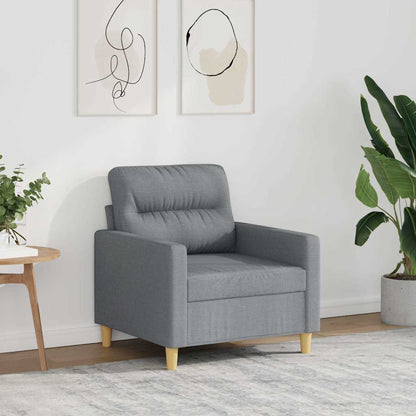 Sofasessel Hellgrau 60 cm Stoff