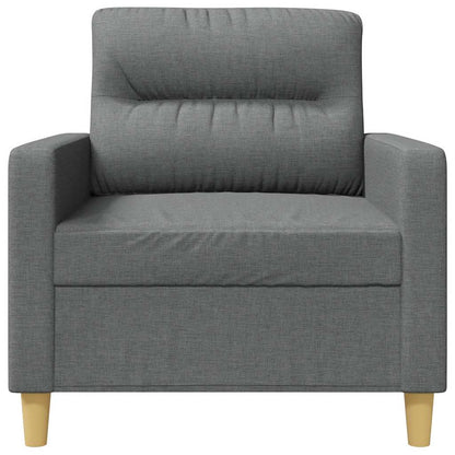 Sofasessel Dunkelgrau 60 cm Stoff