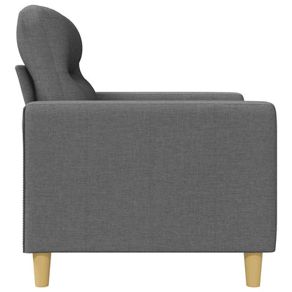 Sofasessel Dunkelgrau 60 cm Stoff