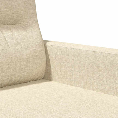 2-Sitzer-Sofa Creme 120 cm Stoff