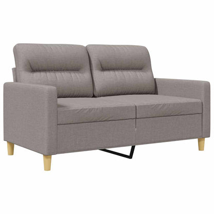 2-Sitzer-Sofa Taupe 120 cm Stoff