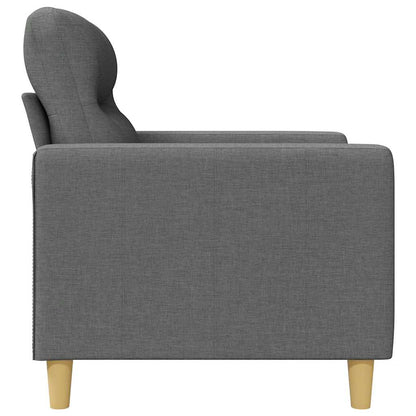 3-Sitzer-Sofa Dunkelgrau 180 cm Stoff