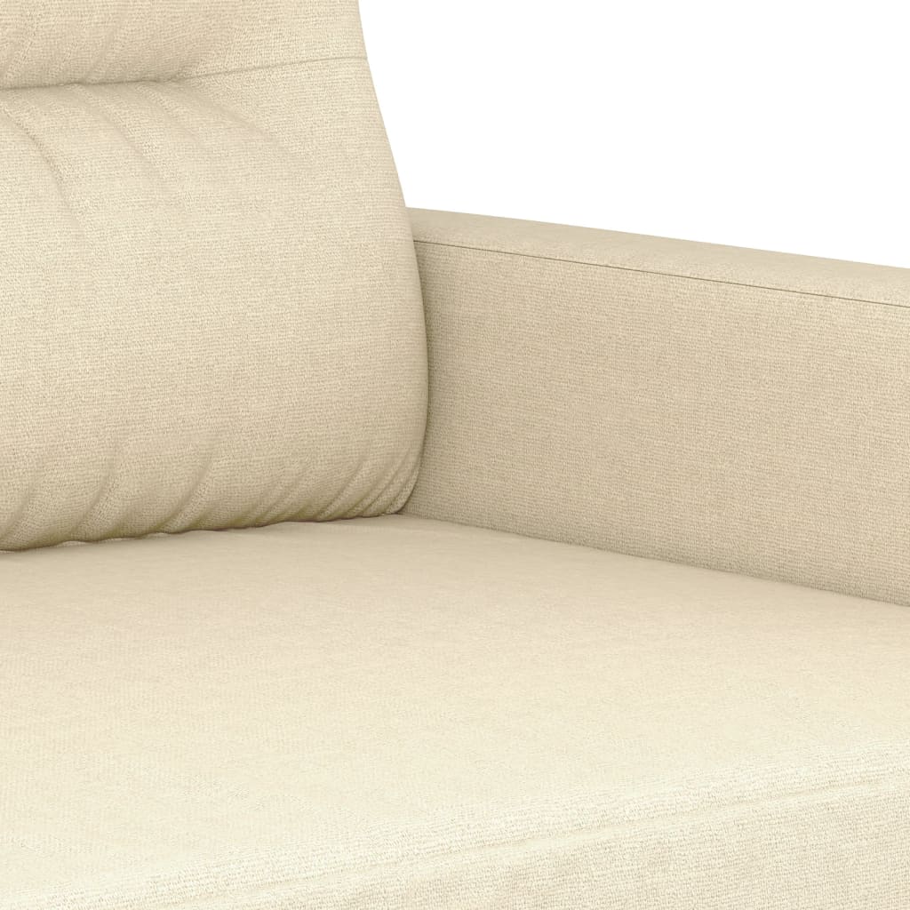 3-Sitzer-Sofa Creme 180 cm Stoff