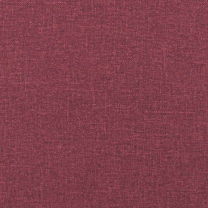 3-Sitzer-Sofa Weinrot 180 cm Stoff