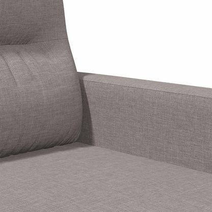 3-Sitzer-Sofa Taupe 180 cm Stoff
