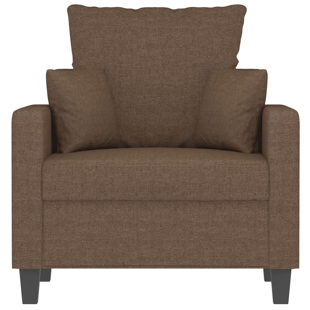 Fauteuil marron 60 cm tissu