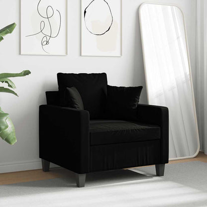 Sessel Schwarz 60 cm Stoff