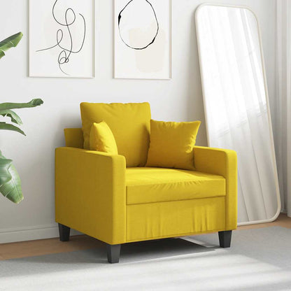 Sessel Hellgelb 60 cm Stoff