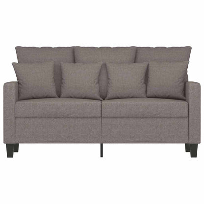 2-Sitzer-Sofa Taupe 120 cm Stoff