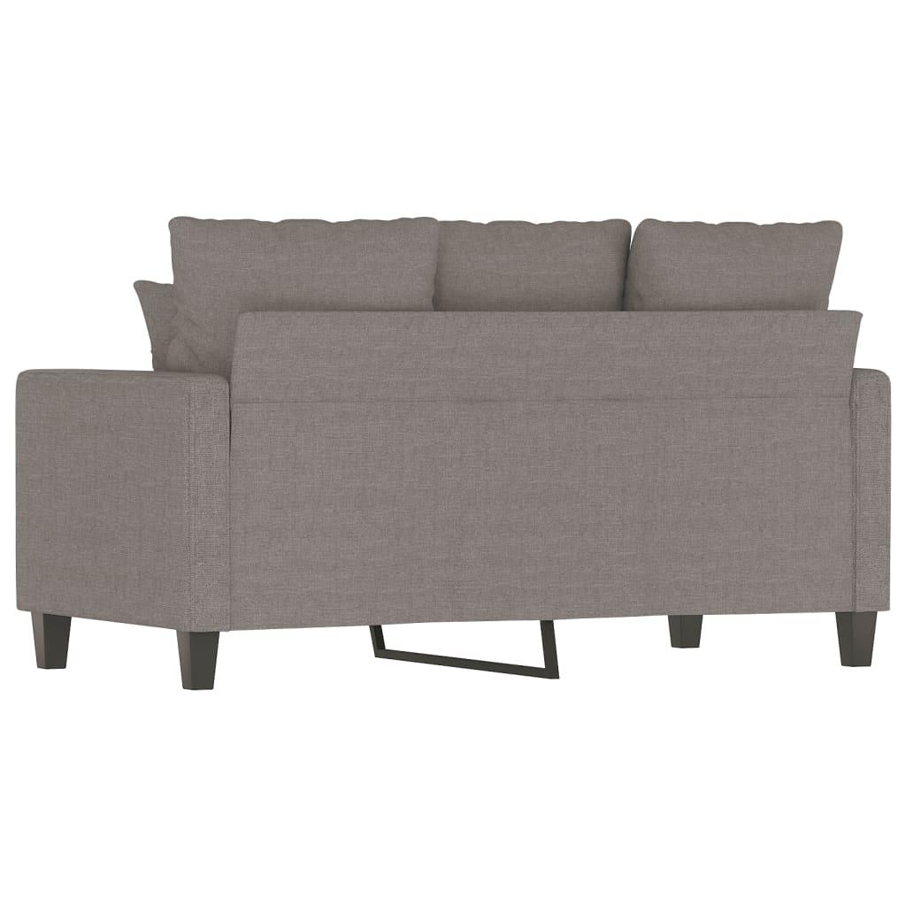 2-Sitzer-Sofa Taupe 120 cm Stoff