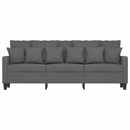 3-Sitzer-Sofa Dunkelgrau 180 cm Stoff