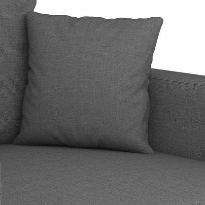 3-Sitzer-Sofa Dunkelgrau 180 cm Stoff