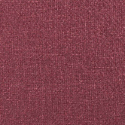 3-Sitzer-Sofa Weinrot 180 cm Stoff