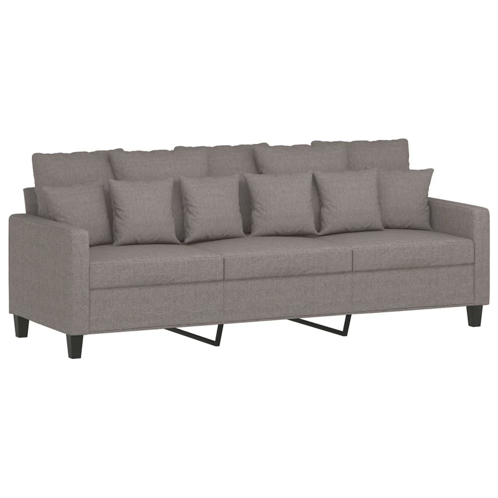 3-Sitzer-Sofa Taupe 180 cm Stoff