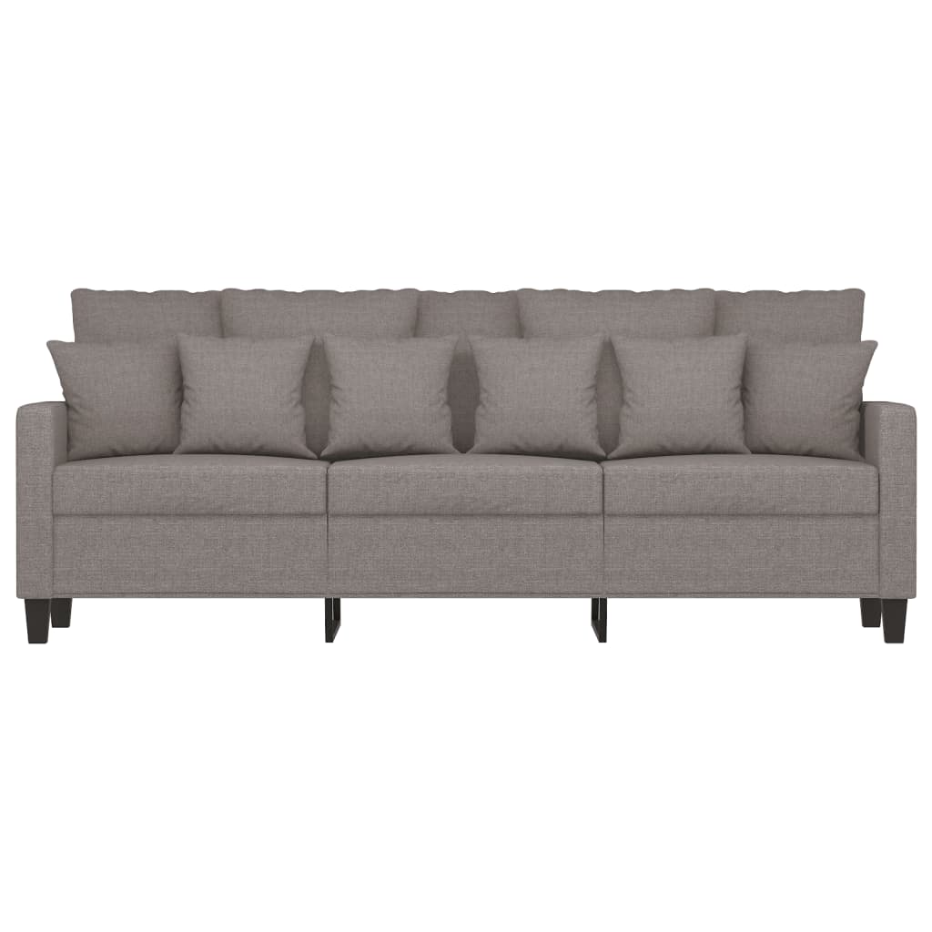 3-Sitzer-Sofa Taupe 180 cm Stoff