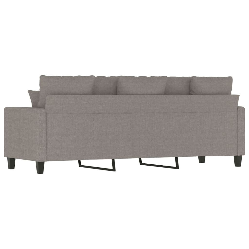 3-Sitzer-Sofa Taupe 180 cm Stoff