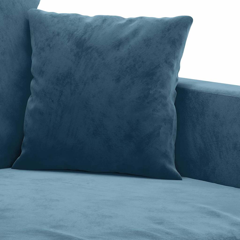 Sessel Blau 60 cm Samt
