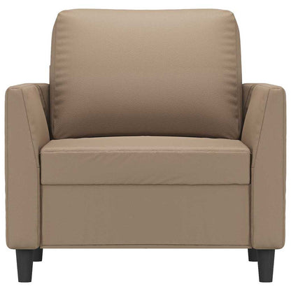 Sessel Cappuccino-Braun 60 cm Kunstleder
