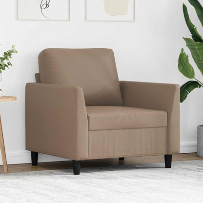 Sessel Cappuccino-Braun 60 cm Kunstleder