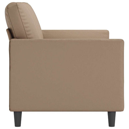 3-Sitzer-Sofa Cappuccino-Braun 180 cm Kunstleder