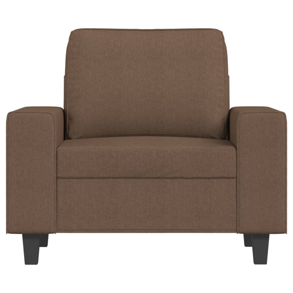 Fauteuil marron 60 cm tissu