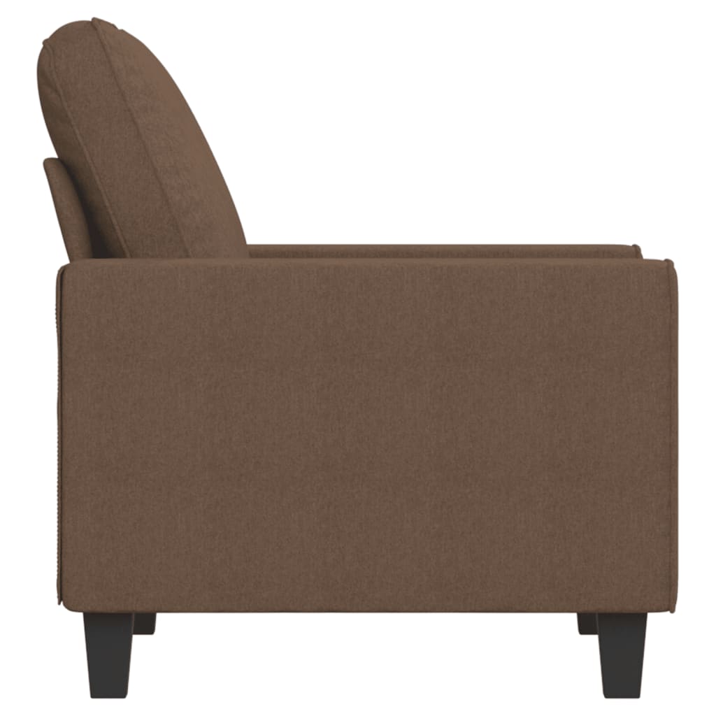 Fauteuil marron 60 cm tissu