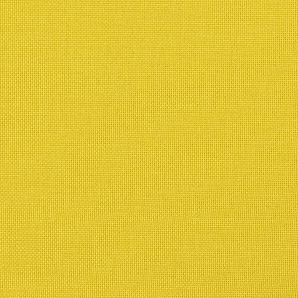 Fauteuil jaune clair 60 cm tissu