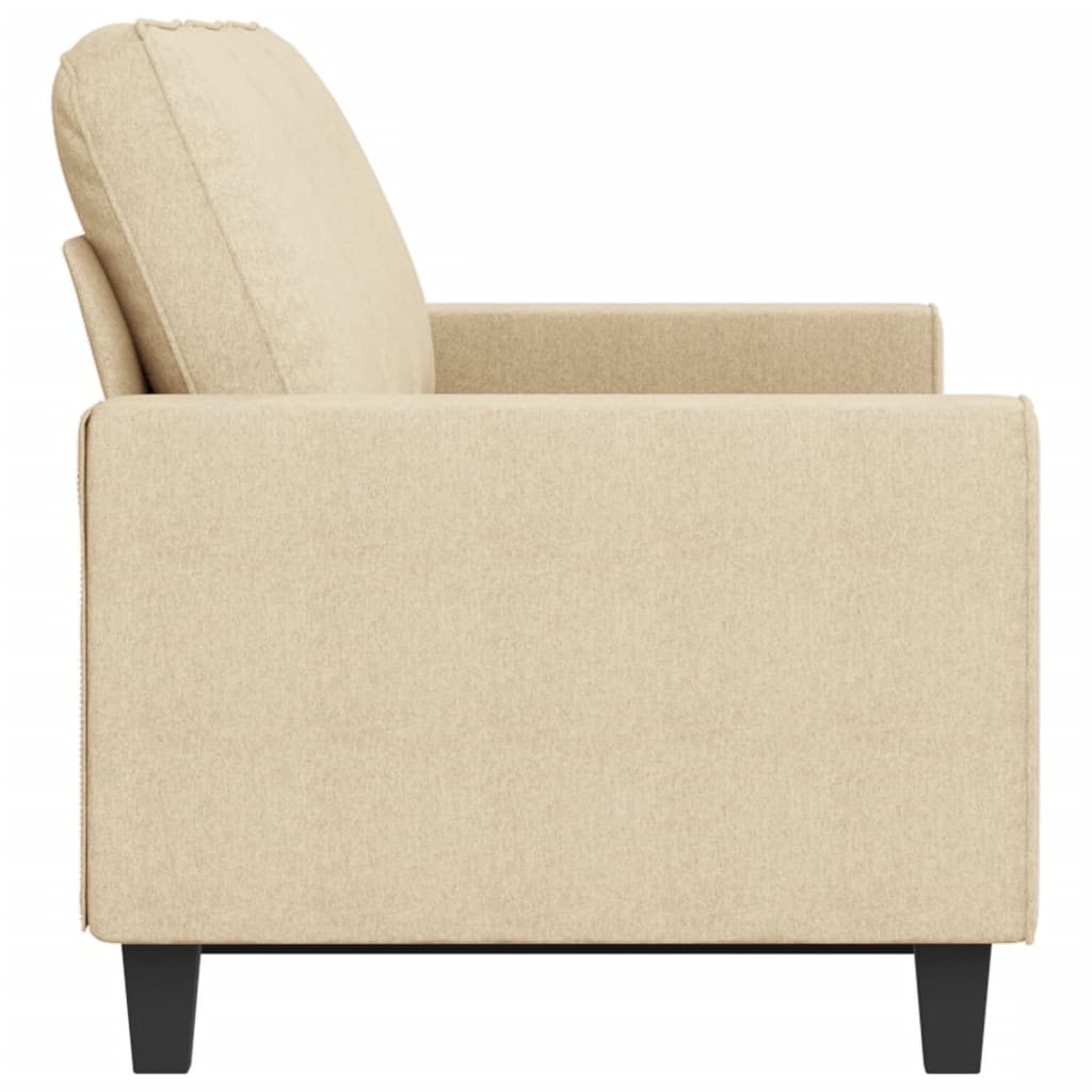 3-Sitzer-Sofa Creme 180 cm Stoff