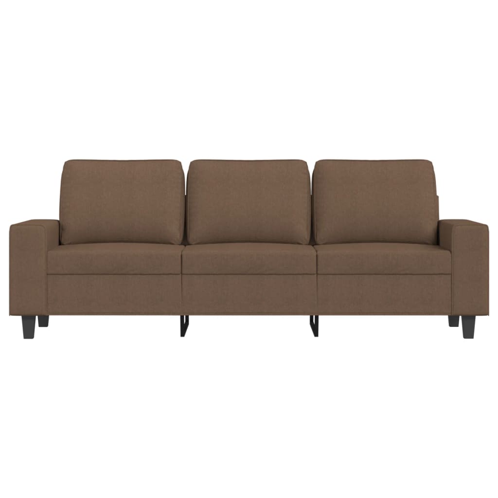 3-Sitzer-Sofa Braun 180 cm Stoff