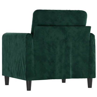Sessel Dunkelgrün 60 cm Samt