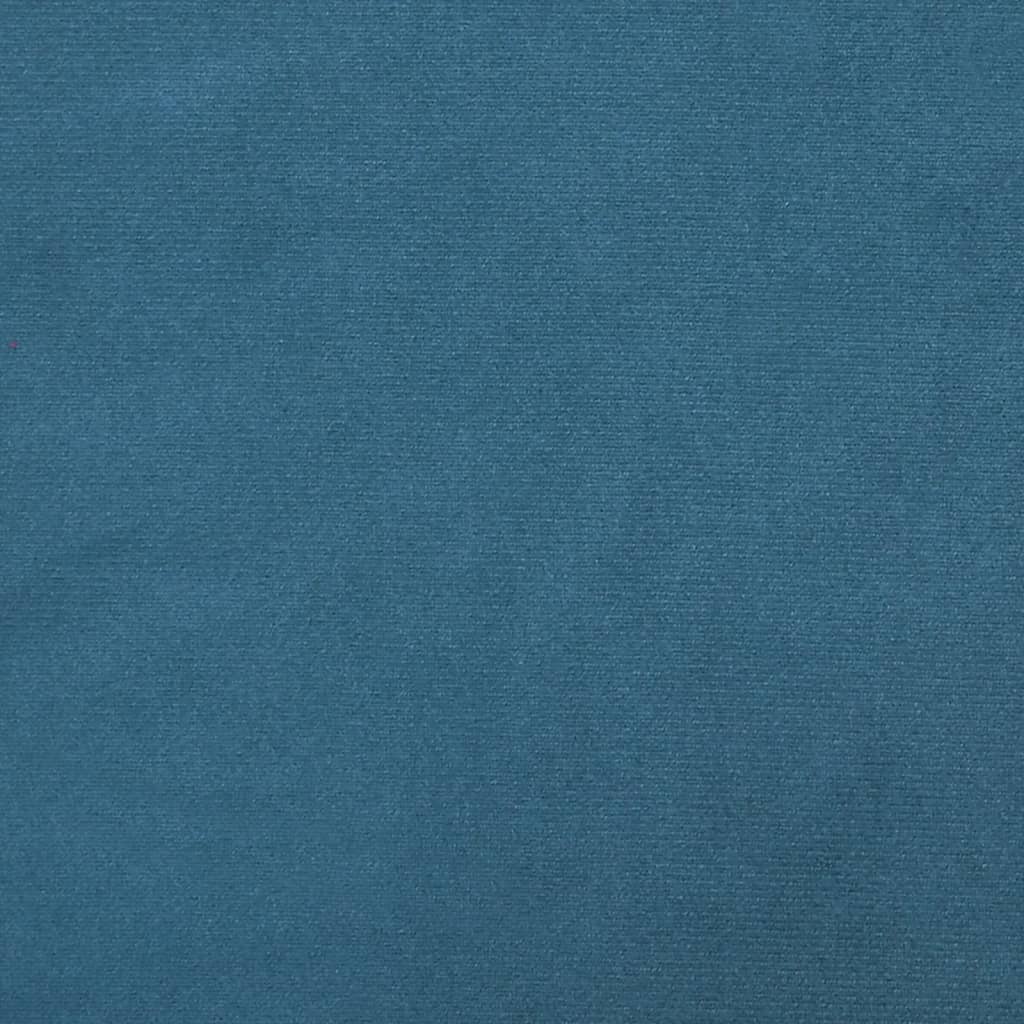 3-Sitzer-Sofa Blau 180 cm Samt