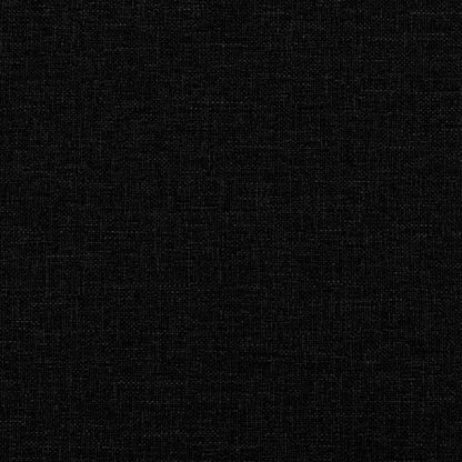 2-Sitzer-Sofa Schwarz 140 cm Stoff