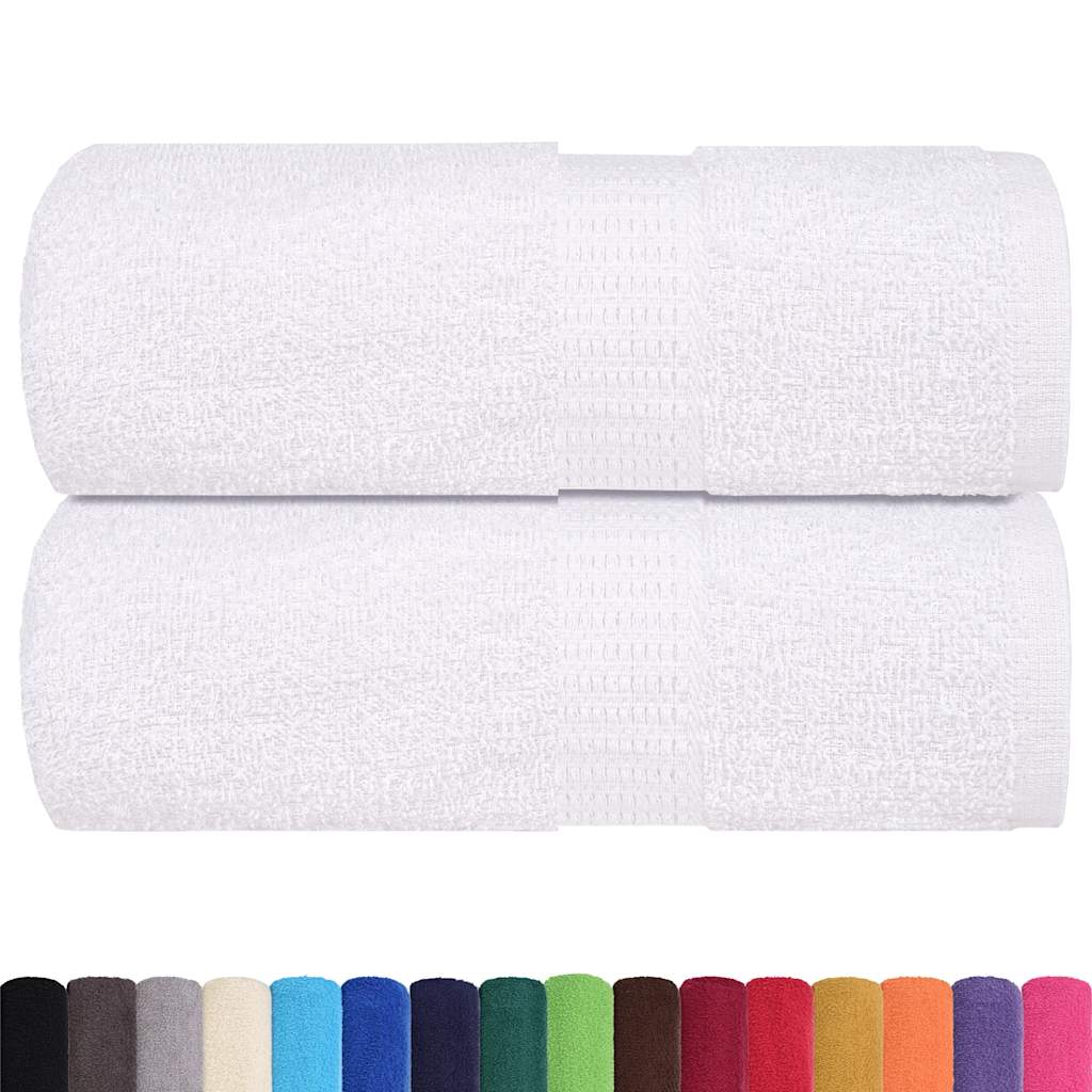 Gästetücher FROGN 2 Stk. Weiß 30x50 cm 360 g/m²