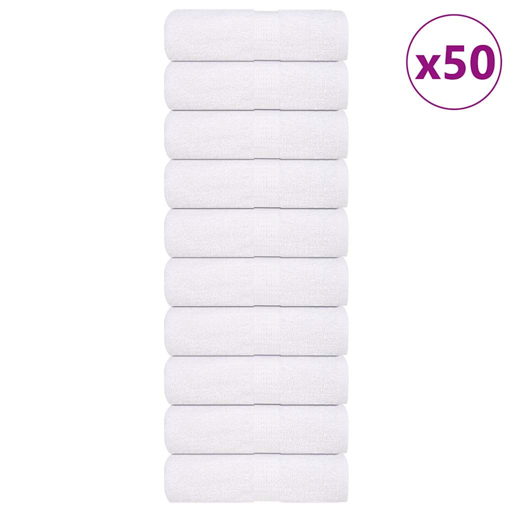 Gästetücher FROGN 50 Stk. Weiß 30x50 cm 360 g/m²