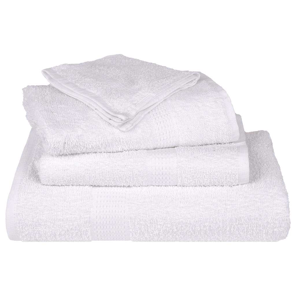 Duschtücher FROGN 10 Stk. Weiß 70x140 cm 360 g/m²