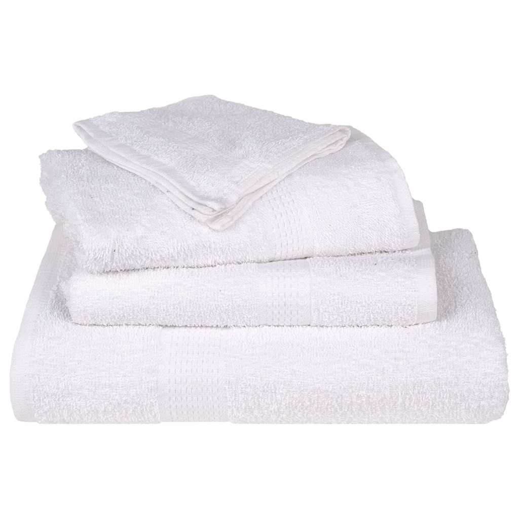 Badetücher FROGN 10 Stk. Weiß 100x150 cm 360 g/m²