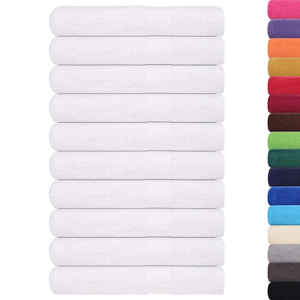 Saunatücher FROGN 10 Stk. Weiß 80x200 cm 360 g/m²