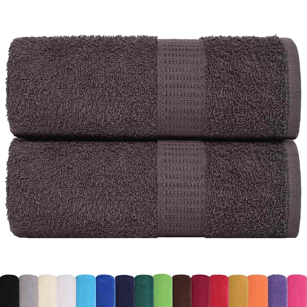 Gästetücher FROGN 2 Stk. Anthrazit 30x50 cm 360 g/m²