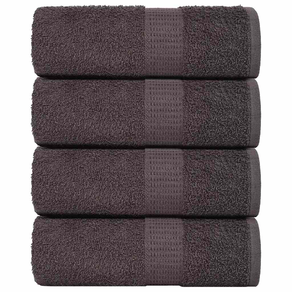 Gästetücher FROGN 4 Stk. Anthrazit 30x50 cm 360 g/m²