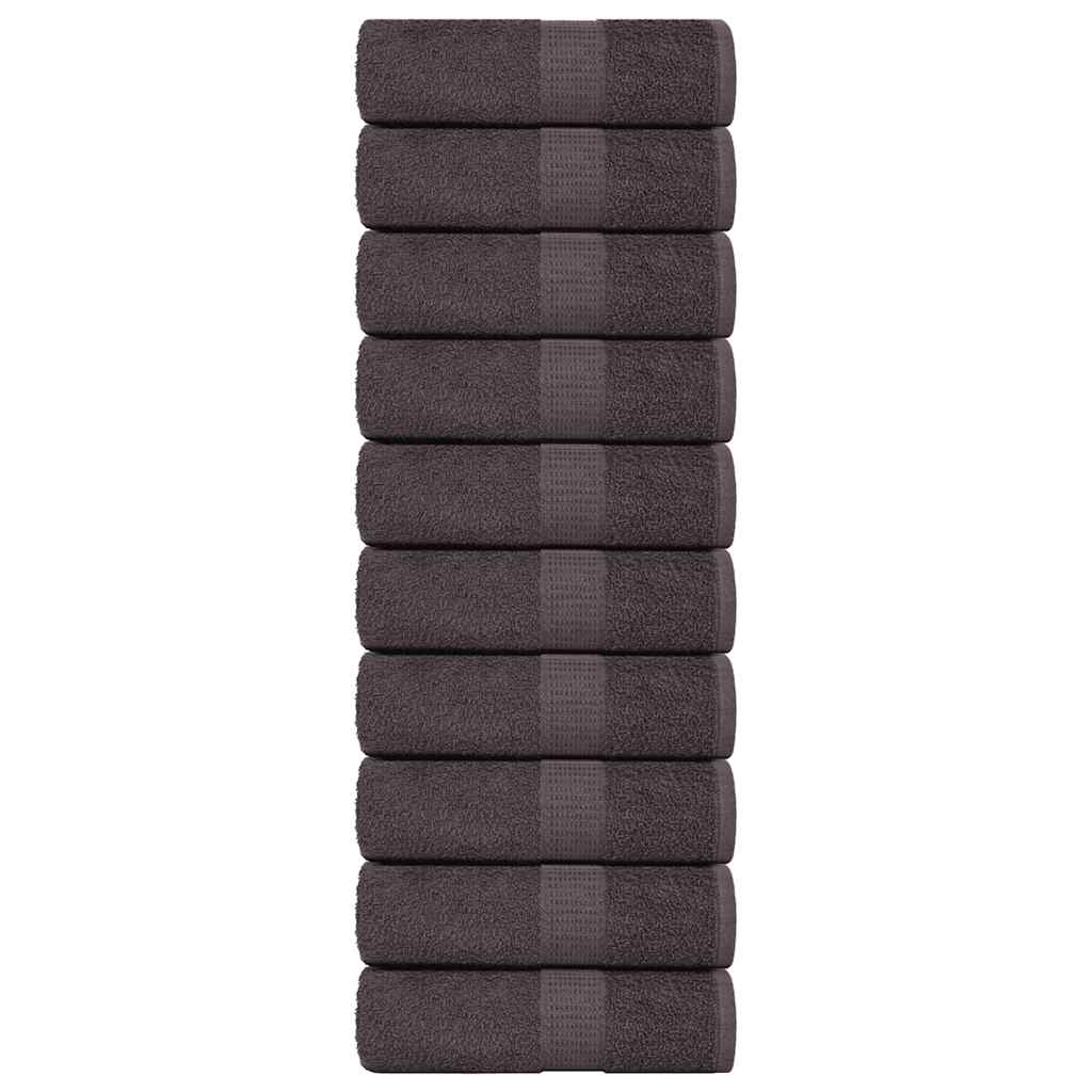 Gästetücher FROGN 10 Stk. Anthrazit 30x50 cm 360 g/m²