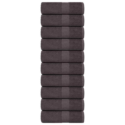 Gästetücher FROGN 10 Stk. Anthrazit 30x50 cm 360 g/m²