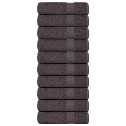 Handtücher FROGN 10 Stk. Anthrazit 50x100 cm 360 g/m²