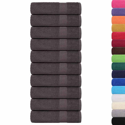 Handtücher FROGN 10 Stk. Anthrazit 50x100 cm 360 g/m²
