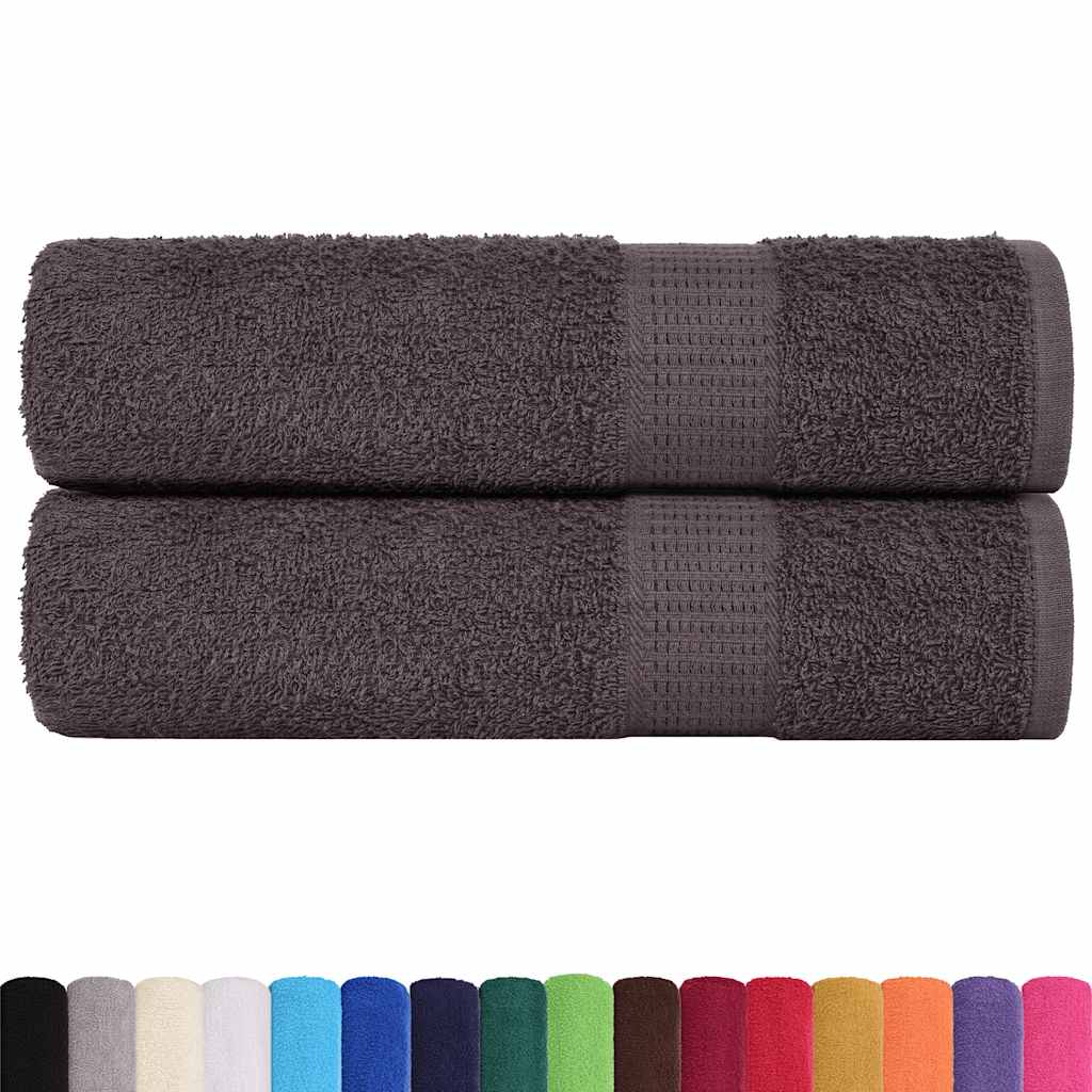 Duschtücher FROGN 2 Stk. Anthrazit 70x140 cm 360 g/m²