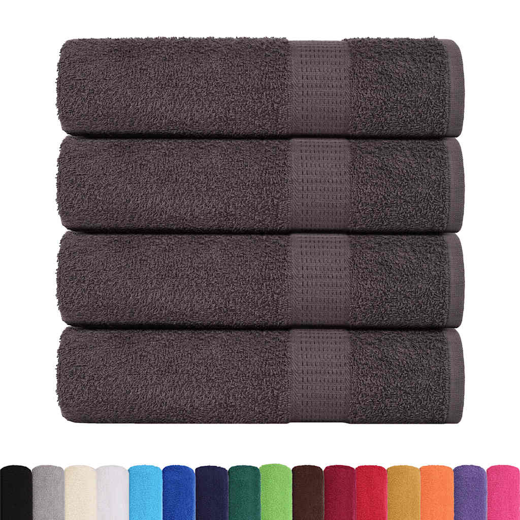 Duschtücher FROGN 4 Stk. Anthrazit 70x140 cm 360 g/m²