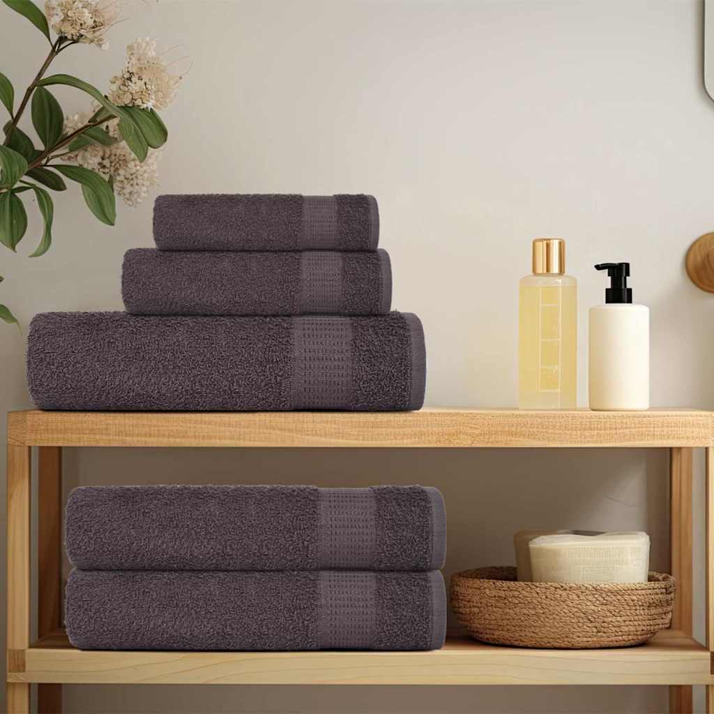 Duschtücher FROGN 4 Stk. Anthrazit 70x140 cm 360 g/m²