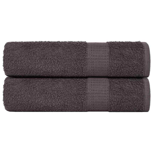 Badetücher FROGN 2 Stk. Anthrazit 100x150 cm 360 g/m²
