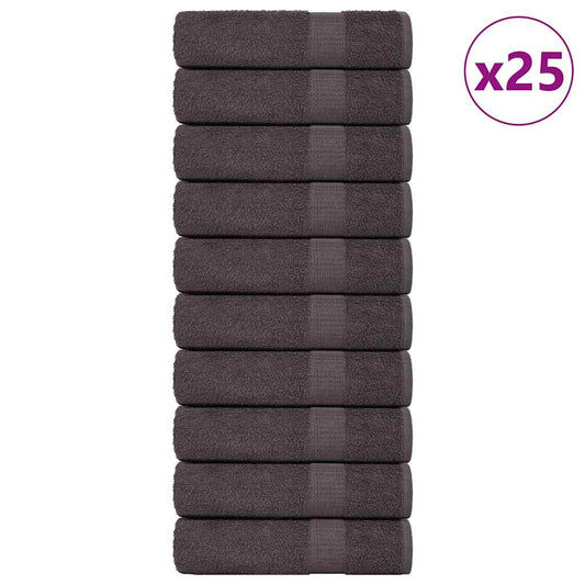Badetücher FROGN 25 Stk. Anthrazit 100x150 cm 360 g/m²