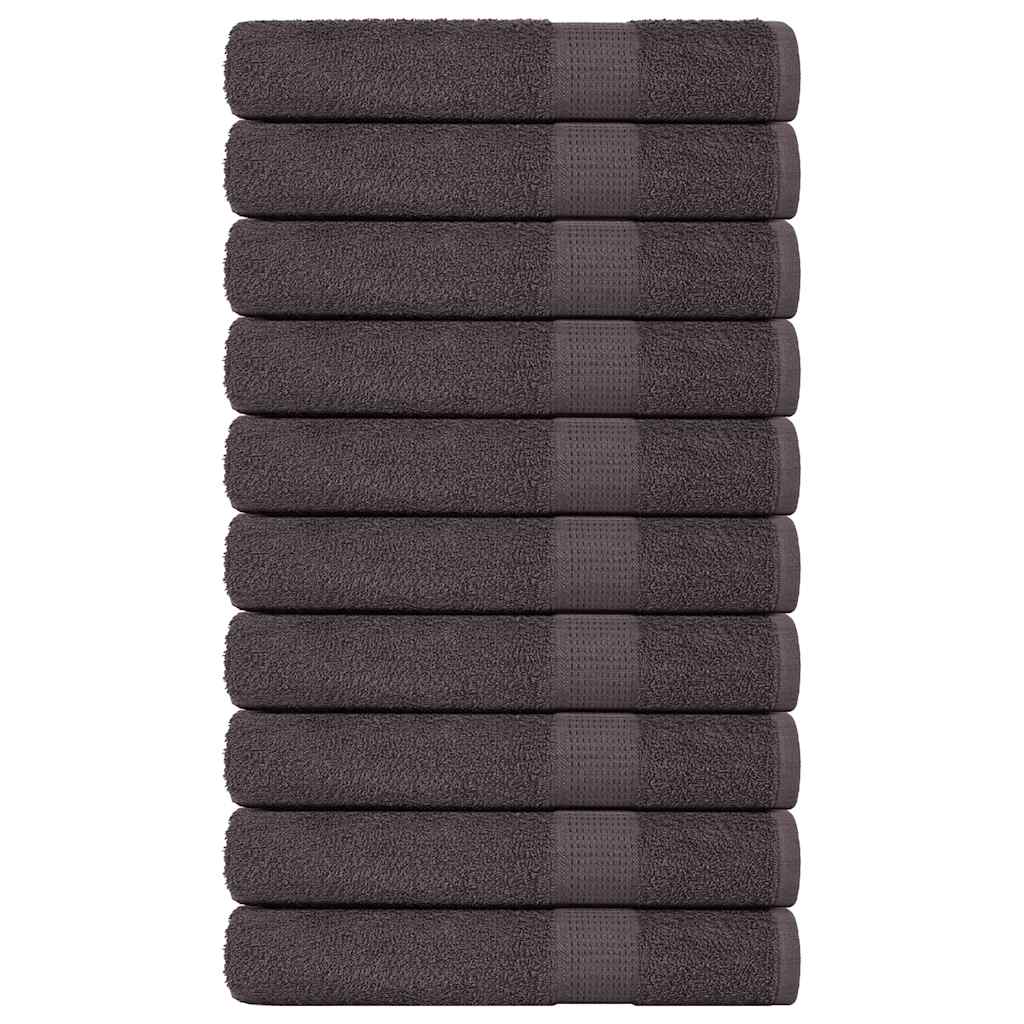 Saunatücher FROGN 10 Stk. Anthrazit 80x200 cm 360 g/m²